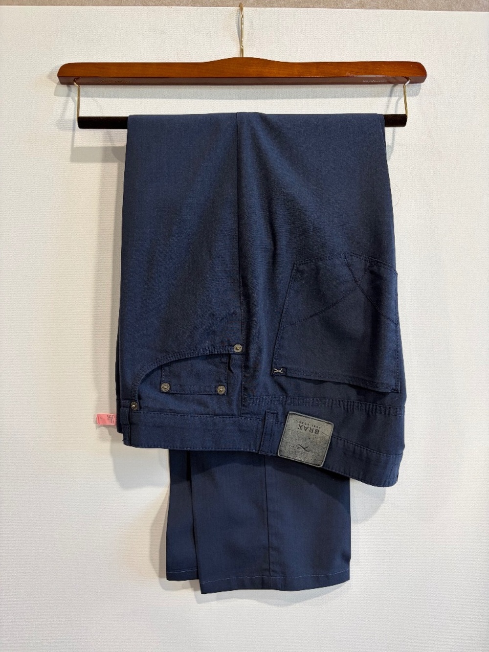 Brax Men’s Cooper Fancy Regular Fit Navy Blue Pants 34x34 5 Pocket